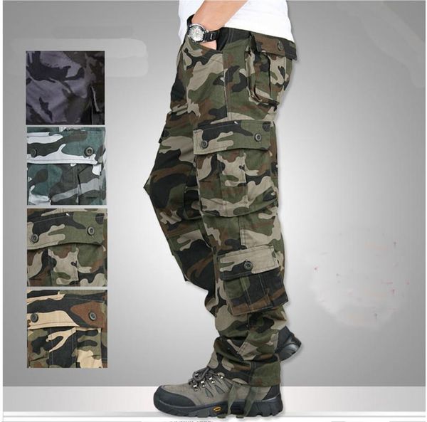 men's pants 2021 fashion camouflage jogger casual streetwear cargo men multi pockets military tactical trousers plus size, Black
men's pants 2021 fashion camouflage jogger casual streetwear cargo men multi pockets military tactical trousers plus size, Black