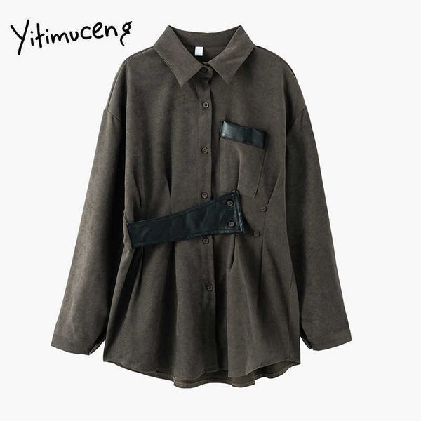 yitimuceng blouse women button up shirts long sleeve turn-down collar solid clothes spring summer korean fashion 210601, White
yitimuceng blouse women button up shirts long sleeve turn-down collar solid clothes spring summer korean fashion 210601, White