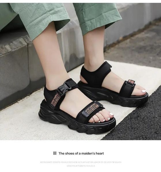 sandals women's summer thick bottom comfortable antiskid breathable casual shoes outdoor beach sports wind, Black
sandals women's summer thick bottom comfortable antiskid breathable casual shoes outdoor beach sports wind, Black