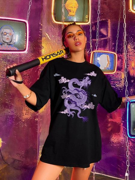 women's t-shirt sunfiz yf woman cotton tshirts harajuku dragon kpop ropa mujer y2k aesthetic vintage femme t-shirts korean style t shi, White 
women's t-shirt sunfiz yf woman cotton tshirts harajuku dragon kpop ropa mujer y2k aesthetic vintage femme t-shirts korean style t shi, White