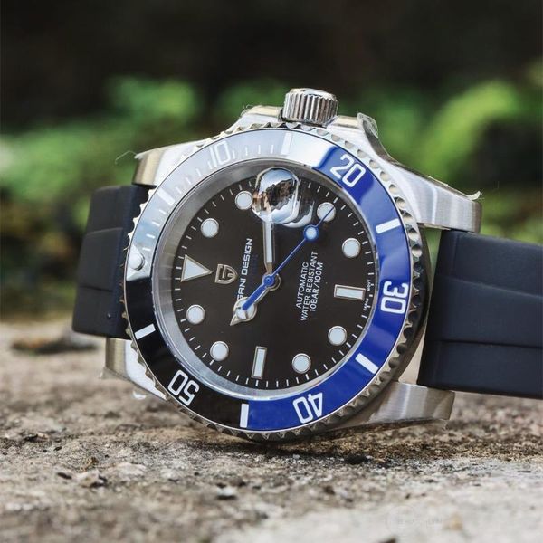 wristwatches pagani design luxury men mechanical wristwatch stainless steel gmt watch brand sapphire glass watches reloj hombre, Slivery;brown
wristwatches pagani design luxury men mechanical wristwatch stainless steel gmt watch brand sapphire glass watches reloj hombre, Slivery;brown