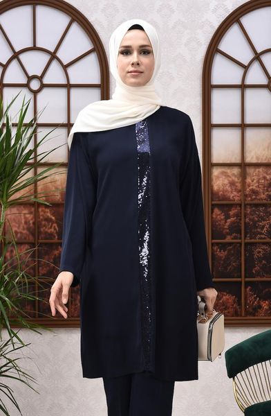 women's blouses & shirts minahill bat sleeve sequined evening dress tunic 8108-06 navy, White
women's blouses & shirts minahill bat sleeve sequined evening dress tunic 8108-06 navy, White