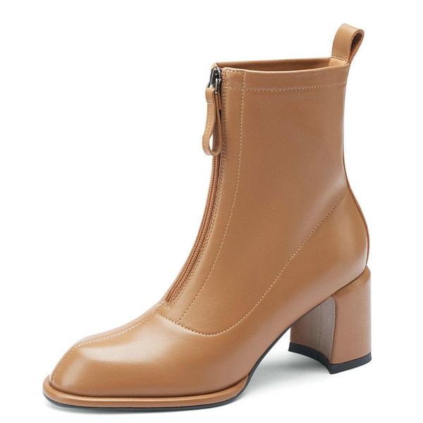 boots women's genuine leather square toe zipper shoes woman high heels 2021 winter office lady party ankle black brown
boots women's genuine leather square toe zipper shoes woman high heels 2021 winter office lady party ankle black brown