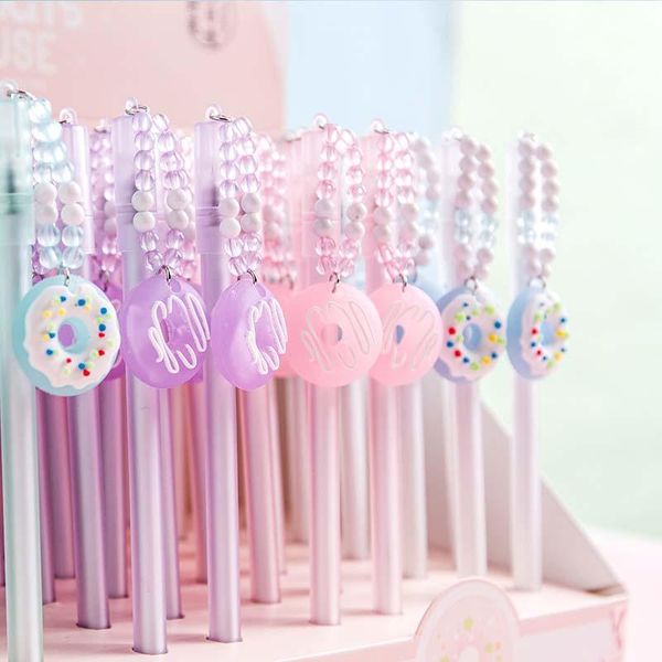 gel pens 36 pcs/lot donuts pendant pen cute 0.5 mm black ink signature for writing office school supplies stationery gift
gel pens 36 pcs/lot donuts pendant pen cute 0.5 mm black ink signature for writing office school supplies stationery gift