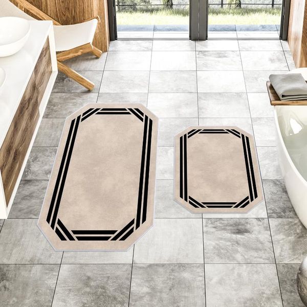 carpets turkish toilet rug bath carpet set cream & black non-slip leather sole bathroom kilim home dry decoration artistic aesthetic mat
carpets turkish toilet rug bath carpet set cream & black non-slip leather sole bathroom kilim home dry decoration artistic aesthetic mat