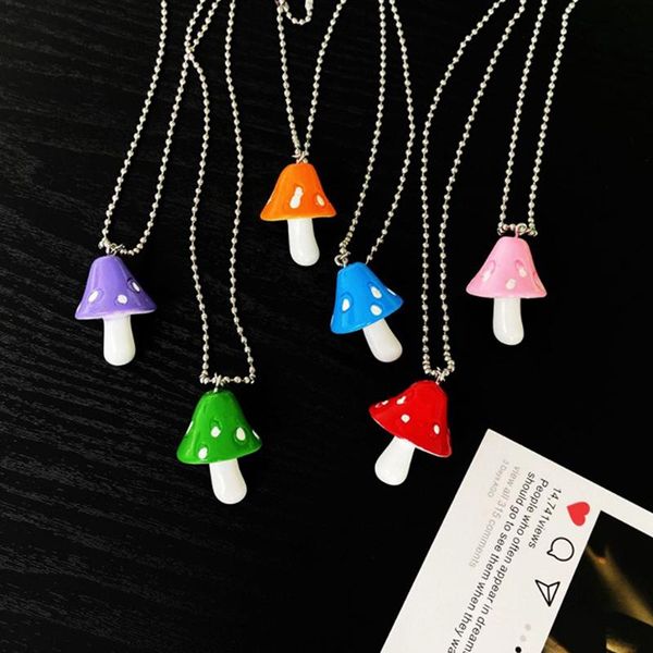pendant necklaces resin cartoon imitation mushroom necklace for women men colorful simple cute charm jewelry gift, Silver
pendant necklaces resin cartoon imitation mushroom necklace for women men colorful simple cute charm jewelry gift, Silver