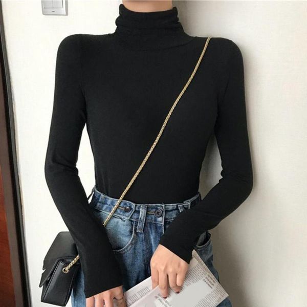 women's sweaters skin-friendly trendy concise turtleneck elasticity base shirt polyester women sweater slim-fit for home, White;black
women's sweaters skin-friendly trendy concise turtleneck elasticity base shirt polyester women sweater slim-fit for home, White;black