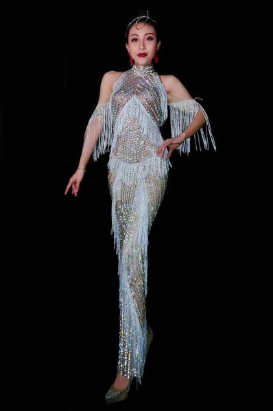 casual dresses sparkly luxury rhinestone tassel maxi long dress women 2021 party prom birthday celebrate dance singer performance costume, Black;gray
casual dresses sparkly luxury rhinestone tassel maxi long dress women 2021 party prom birthday celebrate dance singer performance costume, Black;gray