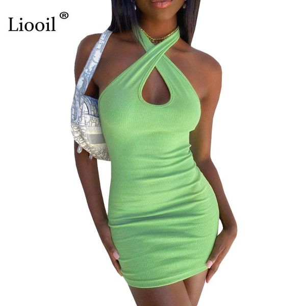 casual dresses liooil knit ribbed halter mini dress women summer streetwear sleeveless backless green blue khaki knitwear bodycon, Black;gray
casual dresses liooil knit ribbed halter mini dress women summer streetwear sleeveless backless green blue khaki knitwear bodycon, Black;gray