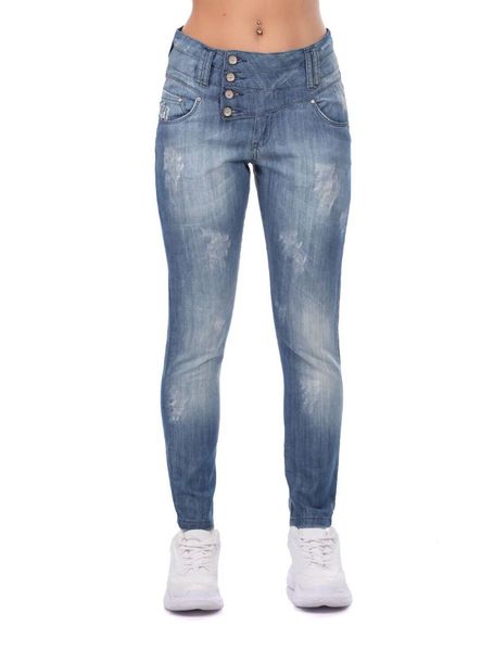 women's pants & capris blue white womens 4-button baggy jean trousers, Black;white
women's pants & capris blue white womens 4-button baggy jean trousers, Black;white