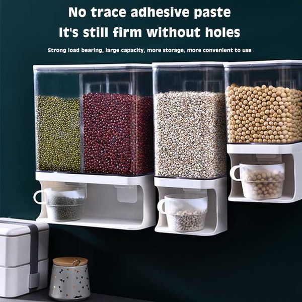 storage bottles & jars container rice sealed grain dispenser wall mount lid moisture proof household cereal bucket holder
storage bottles & jars container rice sealed grain dispenser wall mount lid moisture proof household cereal bucket holder