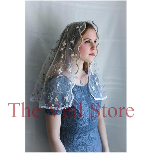 bridal veils floral lace mantilla catholique for church women vintage head covering infinity scarf latin mass velos de novia negra, Black
bridal veils floral lace mantilla catholique for church women vintage head covering infinity scarf latin mass velos de novia negra, Black