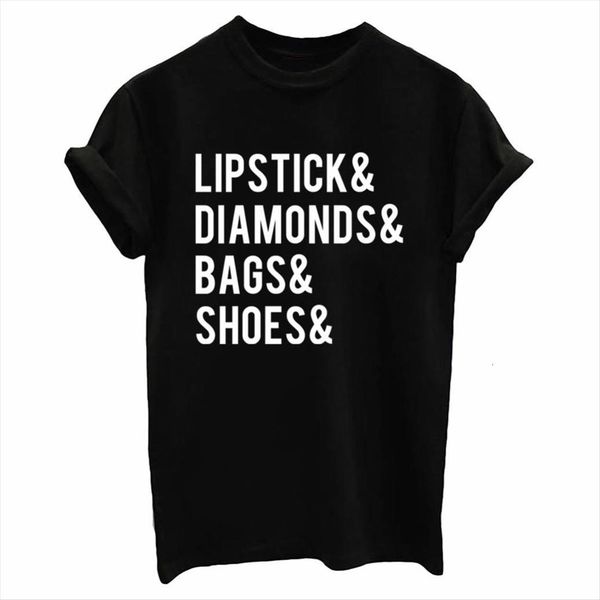 lipstick diamonds bags shoes women t shirt print cotton casual funny tee hipster drop ship tumblr sb 28, White
lipstick diamonds bags shoes women t shirt print cotton casual funny tee hipster drop ship tumblr sb 28, White
