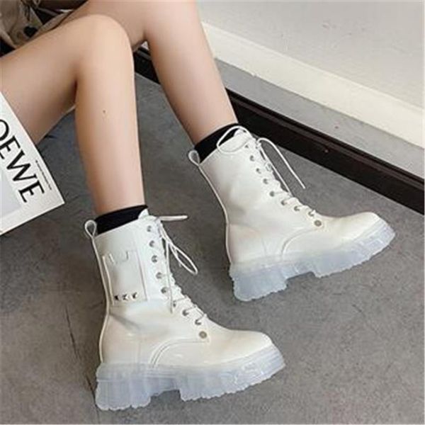 boots transparent heel ankle for women white black lace up platform sneaker female autumn chunky shoes lady motorcycle
boots transparent heel ankle for women white black lace up platform sneaker female autumn chunky shoes lady motorcycle