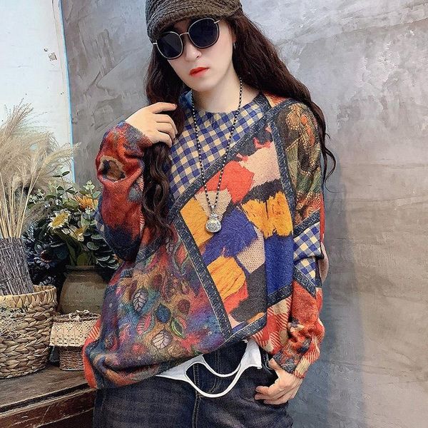 women's sweaters ebaihui female korean harajuku flower printed sweater for women loose literary retro vintage ulzzang pullover jumper, White;black
women's sweaters ebaihui female korean harajuku flower printed sweater for women loose literary retro vintage ulzzang pullover jumper, White;black