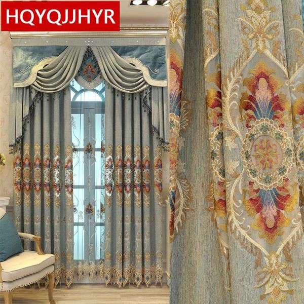 european luxury embroidery blackout curtains with living room royal classic blue custom floor for bedroom/kitchen curtain & drapes
european luxury embroidery blackout curtains with living room royal classic blue custom floor for bedroom/kitchen curtain & drapes