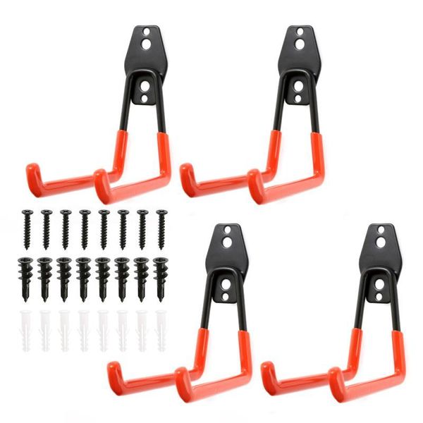 hooks & rails 4pcs garage storage wall-mounted hook tools organizer u-shaped heavy-duty tool holder non-slip coating supplies
hooks & rails 4pcs garage storage wall-mounted hook tools organizer u-shaped heavy-duty tool holder non-slip coating supplies