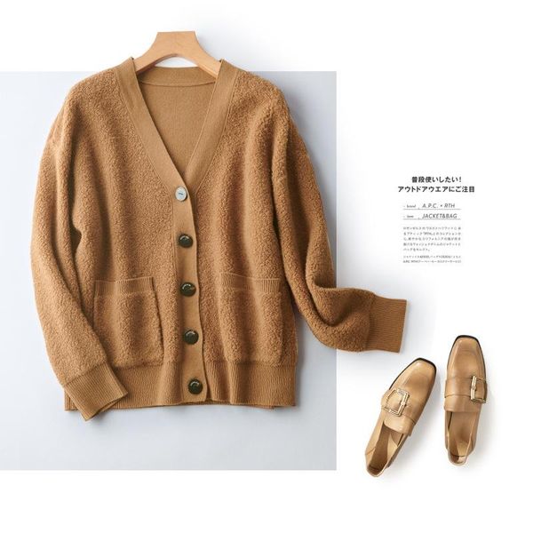 women's knits & tees shuchan kimono cardigan100% wool sweater winter autumn warm long sleeve single breasted v-neck solid vintage a-str, White
women's knits & tees shuchan kimono cardigan100% wool sweater winter autumn warm long sleeve single breasted v-neck solid vintage a-str, White