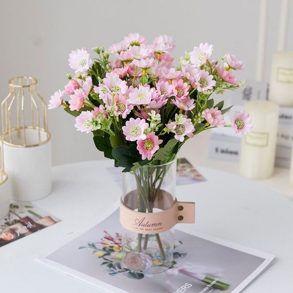 decorative flowers & wreaths 15 head small daisies wedding artificial bouquet flower plant silk home decoration window q35
decorative flowers & wreaths 15 head small daisies wedding artificial bouquet flower plant silk home decoration window q35