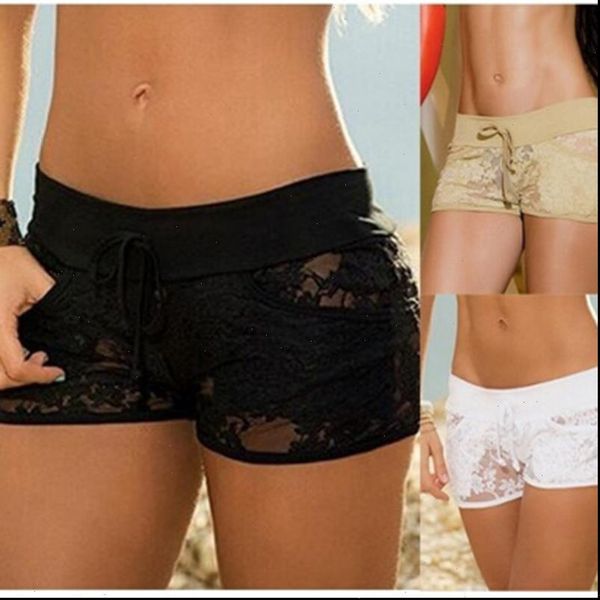 women short selling lace hollow out shorts summer elastic waist panty control exotic boyshorts transparent, White;black
women short selling lace hollow out shorts summer elastic waist panty control exotic boyshorts transparent, White;black