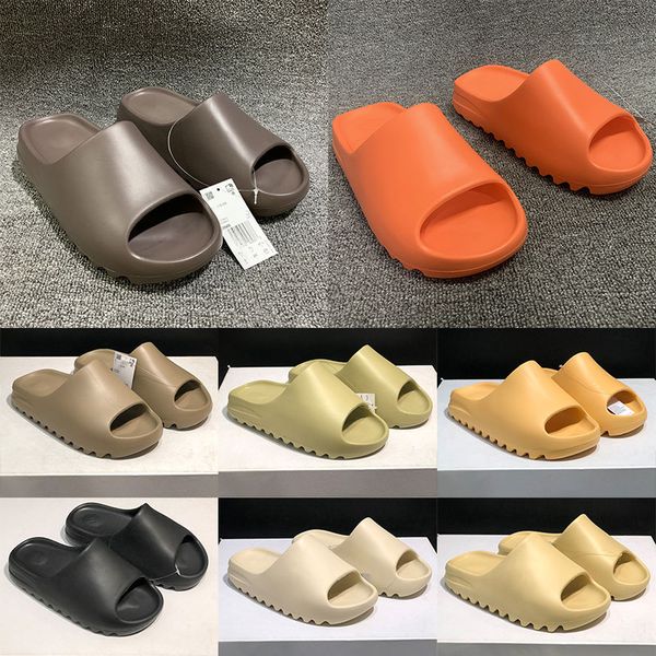 2021 slides slippers sandals men women desert sand earth brown bone white pure core enflame orange resin slide outdoor slipper 36-47, Black
2021 slides slippers sandals men women desert sand earth brown bone white pure core enflame orange resin slide outdoor slipper 36-47, Black