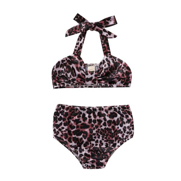 women's swimwear fashion infant baby girl bikini sets kids leopard summer halter +bottoms two pieces swimsuits beach wear, White;black
women's swimwear fashion infant baby girl bikini sets kids leopard summer halter +bottoms two pieces swimsuits beach wear, White;black