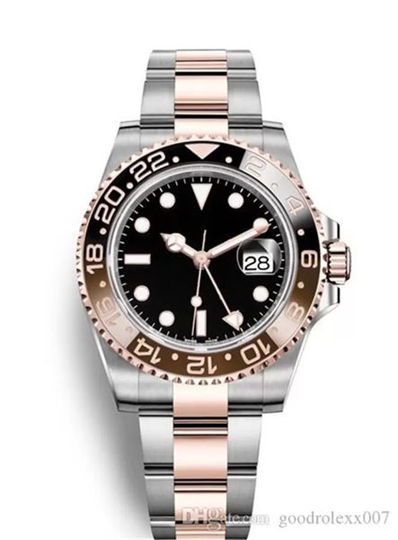 with original box new style mens gold bezel automatic watch men's calendar full steel gmt batman watches men sapphire 116719 business d, Slivery;brown
with original box new style mens gold bezel automatic watch men's calendar full steel gmt batman watches men sapphire 116719 business d, Slivery;brown