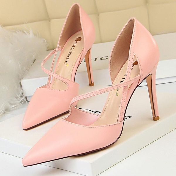 dress shoes bigtree woman pumps pu leather heels stiletto hollow out women sandals pointed toe high office, Black
dress shoes bigtree woman pumps pu leather heels stiletto hollow out women sandals pointed toe high office, Black