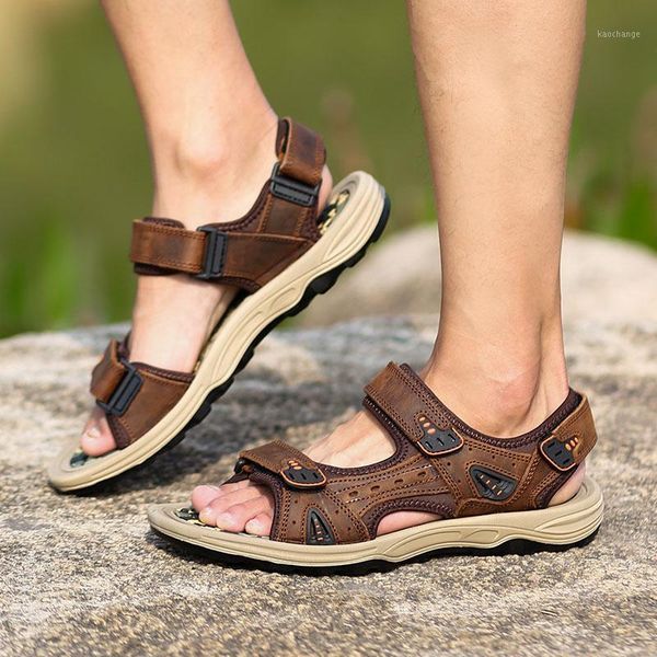 sandals fashion summer leisure beach men shoes leather the big yards men's size 39-46, Black
sandals fashion summer leisure beach men shoes leather the big yards men's size 39-46, Black