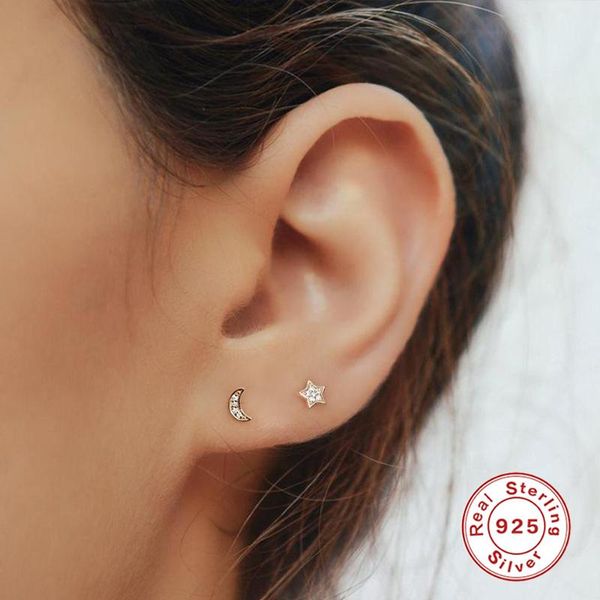 stud aide 18k gold plated earring asymmetrical star moon luxury zircon piercing ear rings for women 2012 trend jewelry gift, Golden;silver
stud aide 18k gold plated earring asymmetrical star moon luxury zircon piercing ear rings for women 2012 trend jewelry gift, Golden;silver