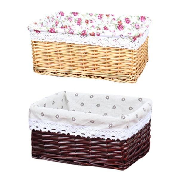 pcs rattan storage basket household snack fruit debris clothing finishing willow basket, brown & honey color baskets
pcs rattan storage basket household snack fruit debris clothing finishing willow basket, brown & honey color baskets