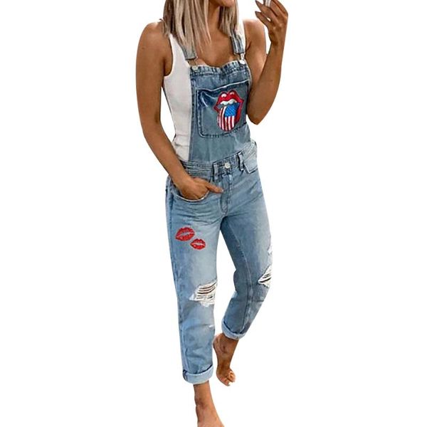 women's jumpsuits & rompers women jeans jumpsuit lips printed denim casual loose overalls autumn pocket ripped playsuit streetwear, Black;white
women's jumpsuits & rompers women jeans jumpsuit lips printed denim casual loose overalls autumn pocket ripped playsuit streetwear, Black;white