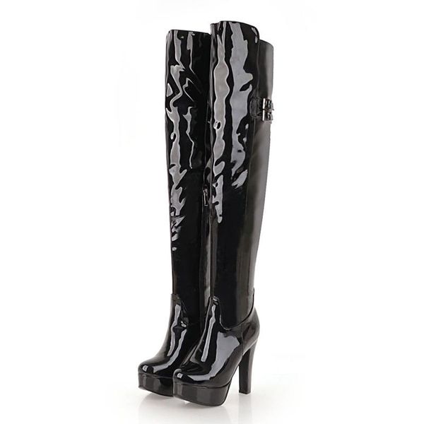 boots lucyever over the knee 2021 women super high heel platform shoes woman patent leather party dance thigh, Black
boots lucyever over the knee 2021 women super high heel platform shoes woman patent leather party dance thigh, Black