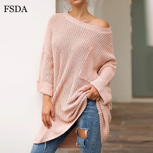women's sweaters fsda loose long sleeve solid winter sweater o neck knitted autumn casual elegant women office ladies pullover, White;black
women's sweaters fsda loose long sleeve solid winter sweater o neck knitted autumn casual elegant women office ladies pullover, White;black