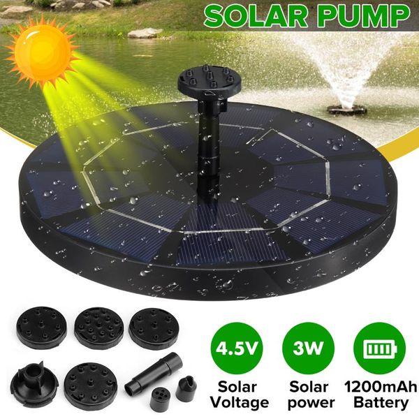 1200mah solar powered fountain garden pool pond decoration panel floating water pump outdoor bird bath decorations
1200mah solar powered fountain garden pool pond decoration panel floating water pump outdoor bird bath decorations