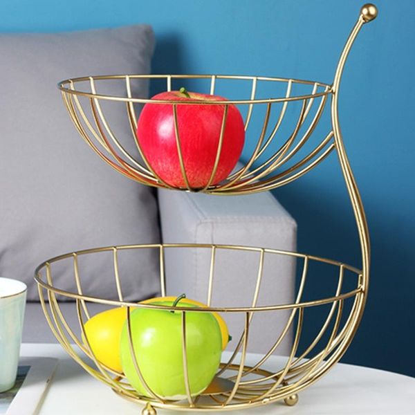 round bowl shaped double-layer fruit vegetable basket woven iron wire hollow 37mf storage baskets
round bowl shaped double-layer fruit vegetable basket woven iron wire hollow 37mf storage baskets
