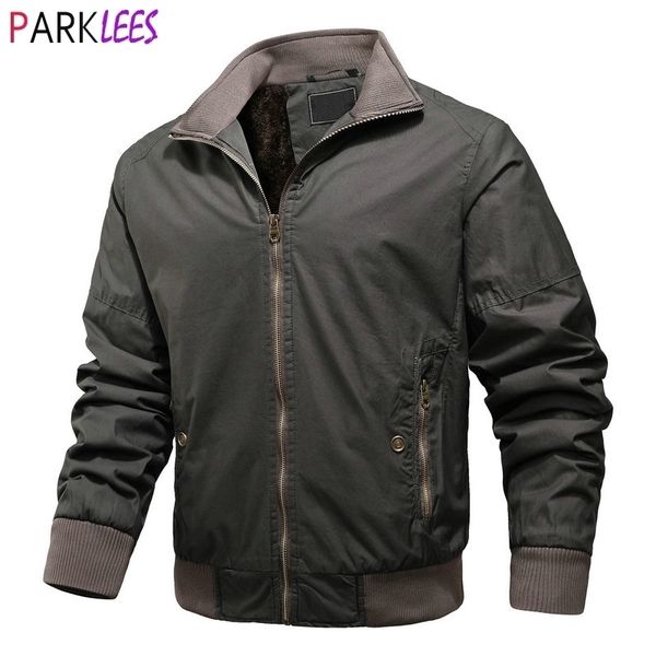 men's military sherpa lined baseball bomber jacket autumn stand collar varsity jackets coats windbreaker outerwear 4xl 210522, Black;brown
men's military sherpa lined baseball bomber jacket autumn stand collar varsity jackets coats windbreaker outerwear 4xl 210522, Black;brown