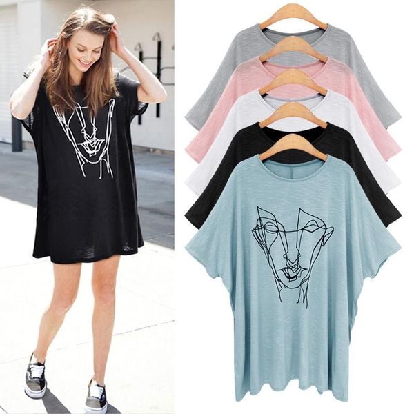 women's t-shirt women plus size modal fashion printed casual loose ladies big large 6xl female, White
women's t-shirt women plus size modal fashion printed casual loose ladies big large 6xl female, White