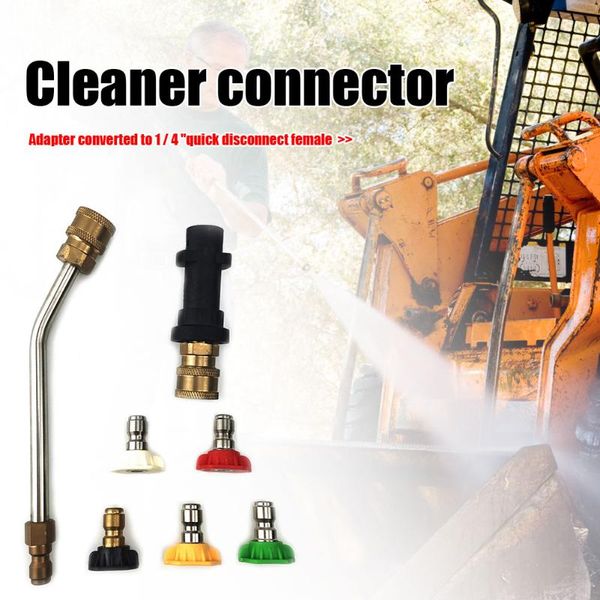 water gun & snow foam lance high-pressure connector five-color nozzle for karcher k2-k7 30-degree extension rod 5 tips 1/4 quick connect fit
water gun & snow foam lance high-pressure connector five-color nozzle for karcher k2-k7 30-degree extension rod 5 tips 1/4 quick connect fit