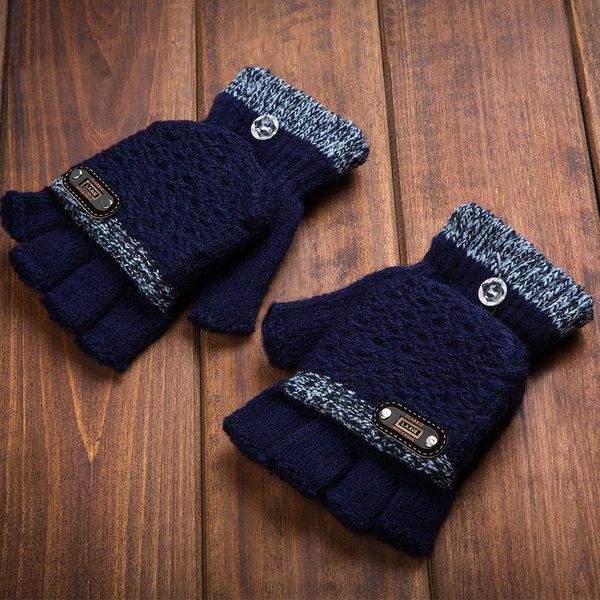 fingerless gloves half finger with cover women and men' knit mittens for winter touch, Blue;gray
fingerless gloves half finger with cover women and men' knit mittens for winter touch, Blue;gray