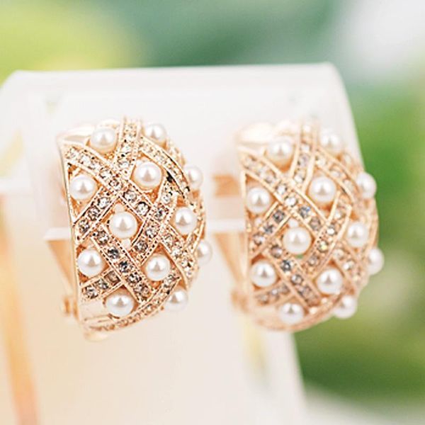 clip-on & screw back idestiny luxurious simulated pearl clip earing without hole for brial wedding party earrings jewelery costume bijoux gi, Silver 
clip-on & screw back idestiny luxurious simulated pearl clip earing without hole for brial wedding party earrings jewelery costume bijoux gi, Silver