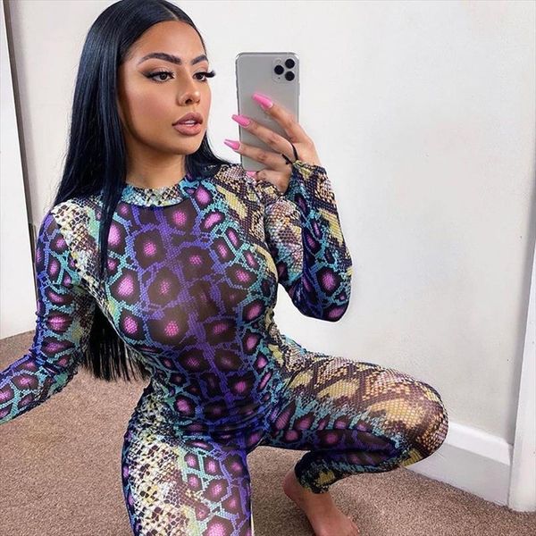 serpentine print o neck women romper long sleeve fall autumn backless bodycon club ladies, Black;white
serpentine print o neck women romper long sleeve fall autumn backless bodycon club ladies, Black;white