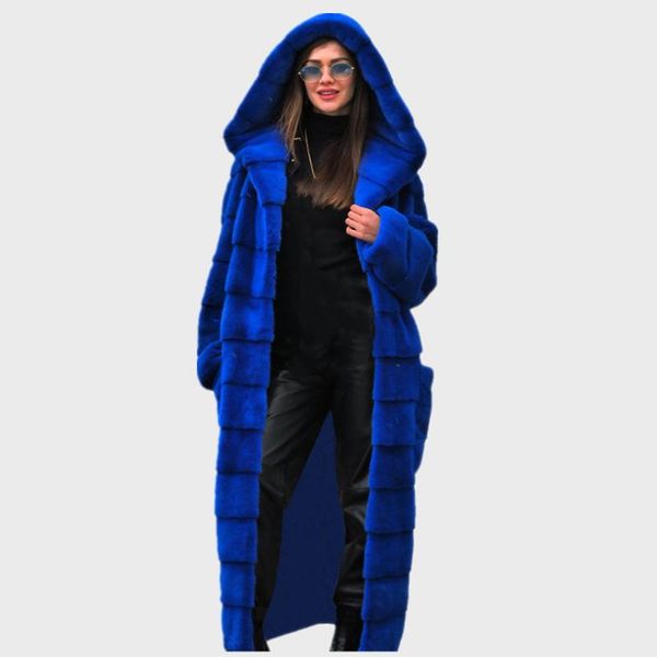 women's fur & faux women 5xl winter parka coat casual long sleeve with hooded furry thick warm jacket overcoat, Black
women's fur & faux women 5xl winter parka coat casual long sleeve with hooded furry thick warm jacket overcoat, Black