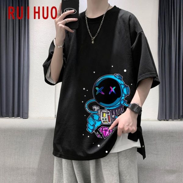 men's t-shirts ruihuo cartoon print cotton t shirt men clothing harajuku streetwear tshirts summer hip hop 5xl 2021 arrivals, White;black
men's t-shirts ruihuo cartoon print cotton t shirt men clothing harajuku streetwear tshirts summer hip hop 5xl 2021 arrivals, White;black