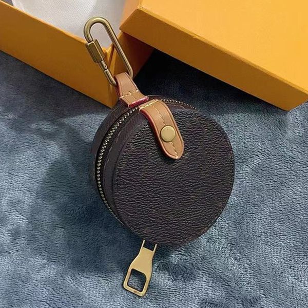 designer keychain leather pendant car chain charm brown flower round zero wallet purse trinket gifts accessories with box, Silver
designer keychain leather pendant car chain charm brown flower round zero wallet purse trinket gifts accessories with box, Silver