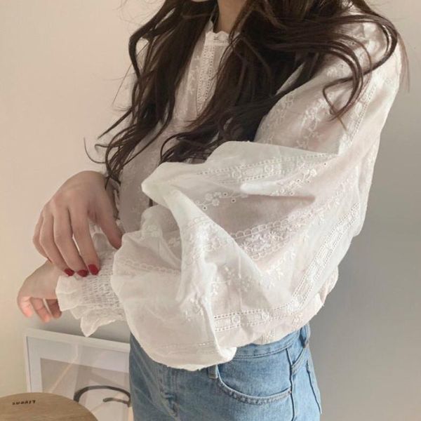 women blouses 2021 spring see-through sheer mesh blouse long sleeve shirt tee shirts white bloust o-neck women's &
women blouses 2021 spring see-through sheer mesh blouse long sleeve shirt tee shirts white bloust o-neck women's &