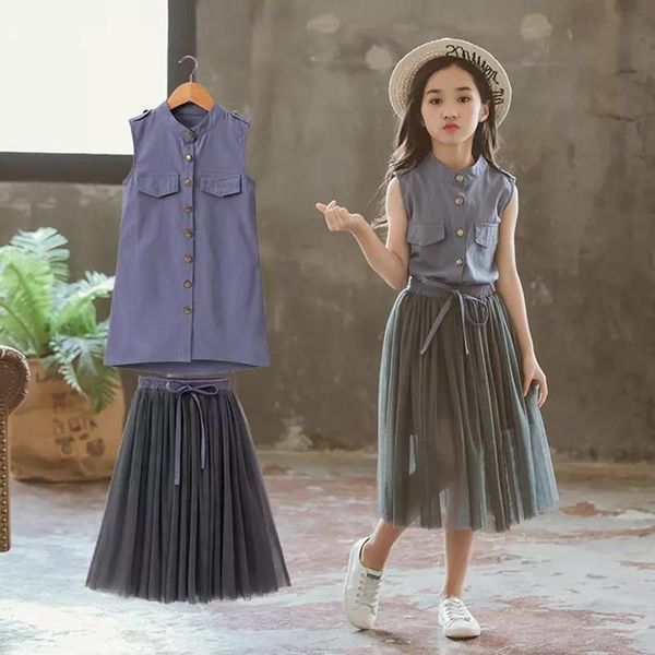 girls clothes sets summer girl t-shirt + tulle skirt suits kids princess dresses children clothing set 5 6 8 10 11 12 years, White
girls clothes sets summer girl t-shirt + tulle skirt suits kids princess dresses children clothing set 5 6 8 10 11 12 years, White