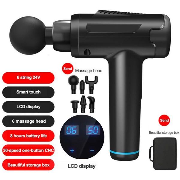 activity trackers 6 heads lcd massage gun percussion massager muscle relaxing therapy deep tissue fascia ergonomically designed
activity trackers 6 heads lcd massage gun percussion massager muscle relaxing therapy deep tissue fascia ergonomically designed