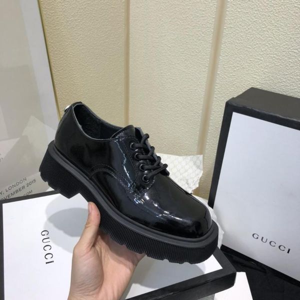 shoes with thick soles, women's lacquered leather, calfskin, square toe boots, ladies' slope heels. boots, Black
shoes with thick soles, women's lacquered leather, calfskin, square toe boots, ladies' slope heels. boots, Black