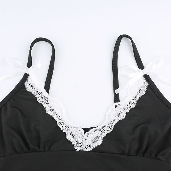 2021insgoth lace patchwork black mini dress women gothic streetwear spaghetti straps v-neck slit dress party clubwear dress, Black;gray
2021insgoth lace patchwork black mini dress women gothic streetwear spaghetti straps v-neck slit dress party clubwear dress, Black;gray